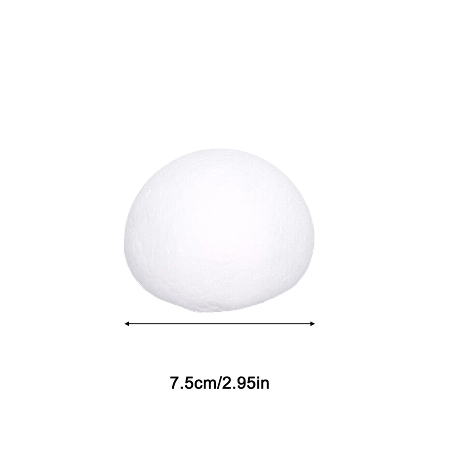 Пенопластовый шар Пенопластовый шар Полусфера Пенопласт Полистирол Бутик пенопласта 7.5cm